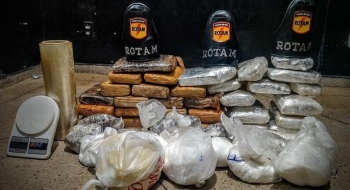 Rotam apreende meio milhão de reais em drogas em Senador Canedo 